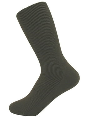 LADIES Plain Cotton LOOSE wide TOP Casual SOCKS no non elastic 3 Pair Pack